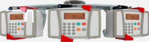 Hillaero BODYGUARD FAA certified Mount for your Air Ambulance Airmed Helicopter or Fixed Wing Aircraft WITH UNITS FRONT